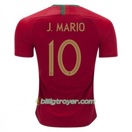 Billige Fotballdrakter Portugal J.Mario 10 VM 2018 Hjemmedraktsett